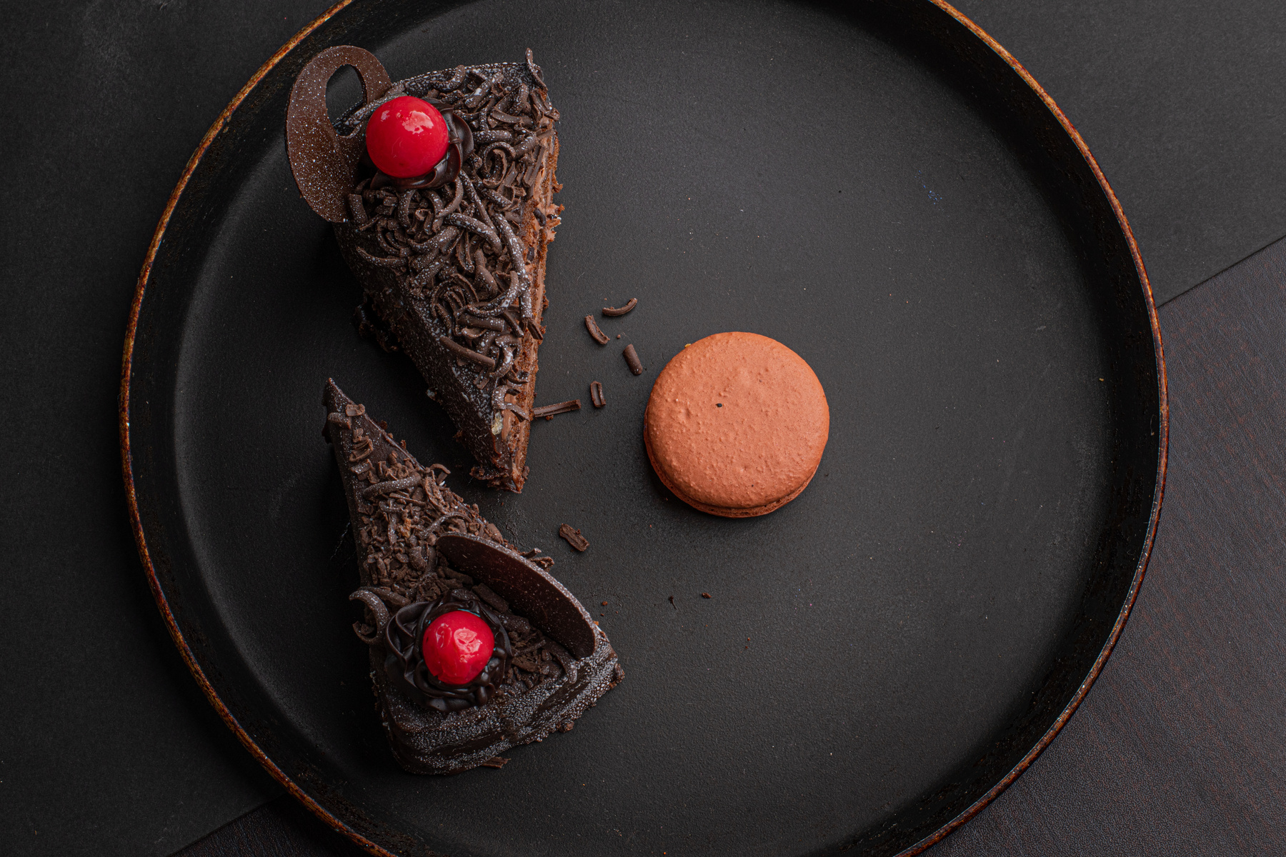 Chocolate Cake on the Plate